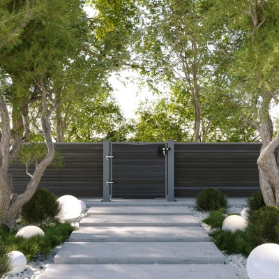 Cheadle Gate Set - Graphite Grey Panels - 900mm High